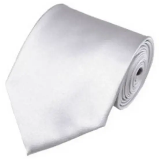 Solid Color 3.5 Inch Wide And 62 Inch Extra Long Necktie For Big & Tall Men image {13}