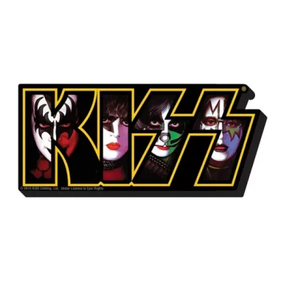 Aquarius Puzzles KISS Logo Funky Chunky Magnet image {3}