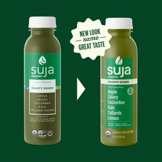 Suja Organic Mighty Dozen Cold Pressed Juice Drink - 12oz Bottle image {8}