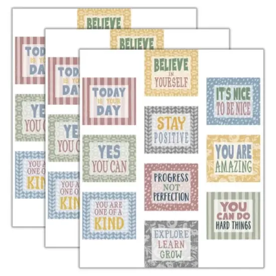 Teacher Created Resources&reg; Classroom Cottage Positive Sayings Accents, 30 Per Pack, 3 Packs image {4}