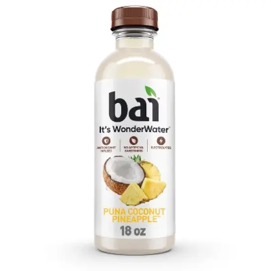 Bai Puna Coconut Pineapple Antioxidant Water - 18 fl oz Bottle image {8}