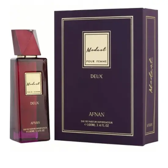 Modest Deux Perfumes Women Vanilla, Patchouli, Gardenia, Raspberry, Dark Chocolate Eau De Parfum Spray 3.4 Oz image {1}