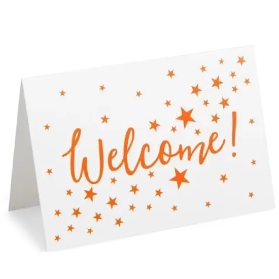 Best Paper Greetings 36 Pack Bulk Welcome Cards with Envelopes for Guests, Employees, Business, Star Pattern Design, Blank Interior, 4x6 In image {3}