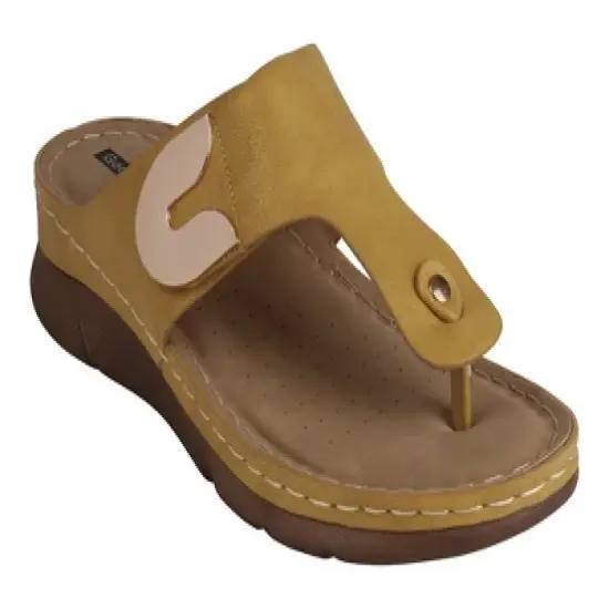 GC Shoes Sam Hardware Comfort Slide Flat Sandals image {9}