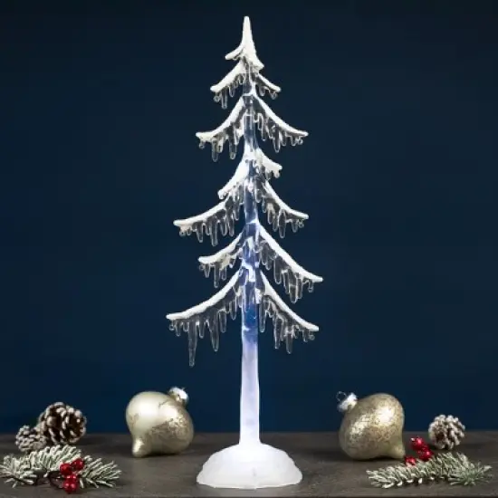 Northlight LED Lighted Acrylic Icicle Tree Christmas Decoration - 18" image {1}