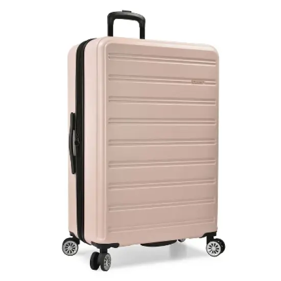 Travel Select Snowcreek Matte 30" Large Checked Hardside Spinner Suitcase image {6}