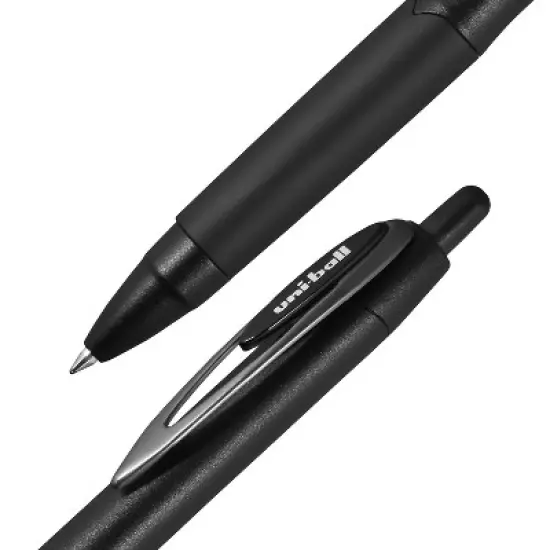 uni-ball uniball 207 Plus+ Retractable Gel Pens Medium Point 0.7mm Black Ink 4/Pack (70460) image {1}