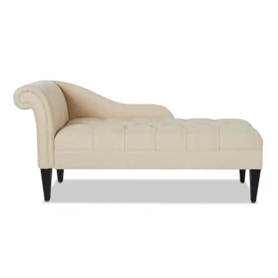 Jennifer Taylor Home Harrison Tufted Roll Arm Chaise Lounge image {5}