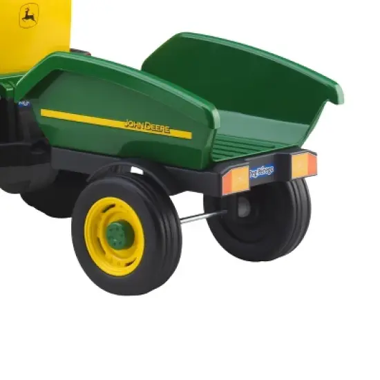 Peg Perego John Deere Farm Tractor with Trailer image {3}