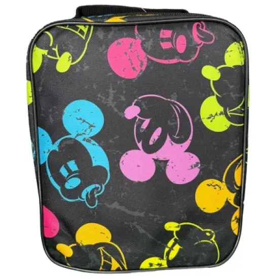 Mickey Mouse Neon Print all over Lunch Bag ages 3+ image {1}