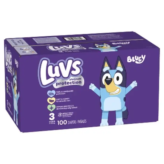 Luvs Disposable Diapers Big Size 3 - 100ct image {9}