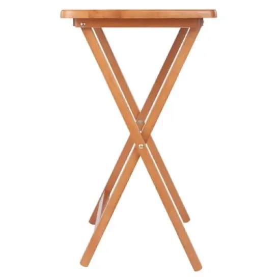 5pc Set Sophia Snack Tables Teak - Winsome image {12}