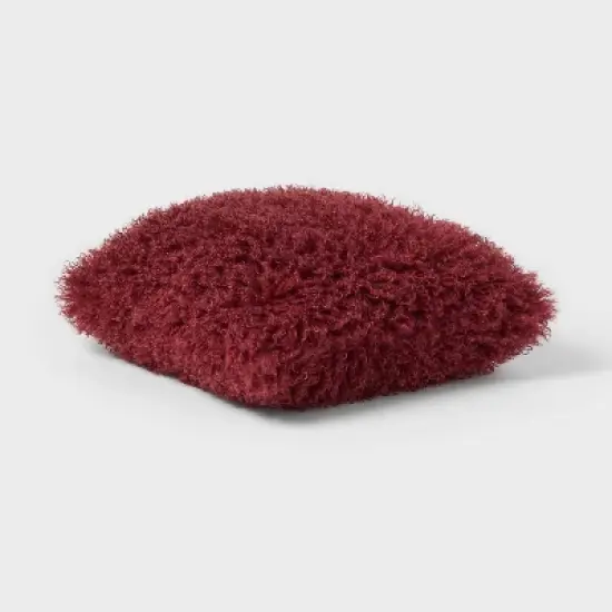 Luxe Faux Mongolian Fur Euro Decorative Pillow - Threshold&trade; image {2}