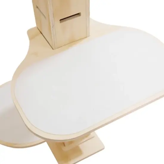 Sevobal Pet Tower, Floor to Ceiling Cat Tower with Platforms and Scratching Posts, Adjustable Height Pillar for Indoor Cats, Brown, 8.25"*8.25"*98.5" image {3}