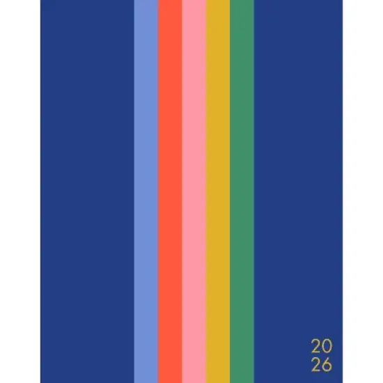 Willow Creek Press 7.5"x9.5" Bold Stripe 2026 Booklet Monthly Planner image {5}