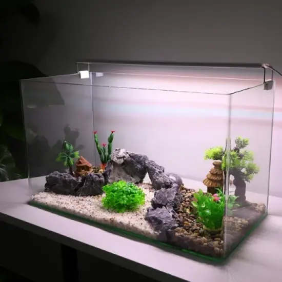 Unique Bargains Artificial Aquarium Grass Ball for Fish Tank Landscape Decoration Green 2.17x4.72 Inch 1 Pcs image {1}