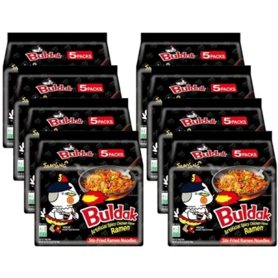Samyang Spicy Chicken Original Ramen 5 Pack - Case of 8/24.5 oz image {3}