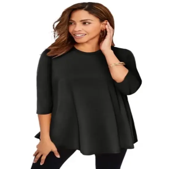 Jessica London Women&rsquo;s Plus Size Swing Tunic image {3}