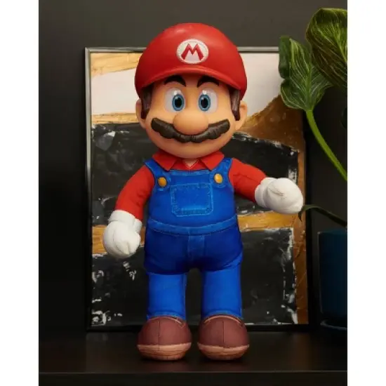 Nintendo The Super Mario Bros. Movie Mario Poseable Plush image {4}