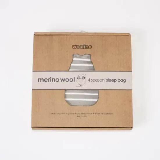 Woolino 4 Season Basic Baby Swaddle Wrap, Merino Wool, Earth, 0-6 Months image {5}