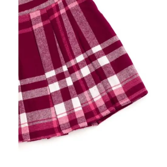 Harry Potter Hedwig Owl Girls Fleece Sweatshirt and Pleated Skirt Little Kid to Big Kid image {6}