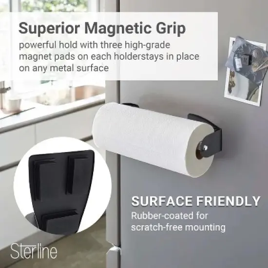 Sterline Magnetic Paper Towel Holder for Grill, Fridge, Kitchen, RV Camper, Magnetic Toolbox image {4}