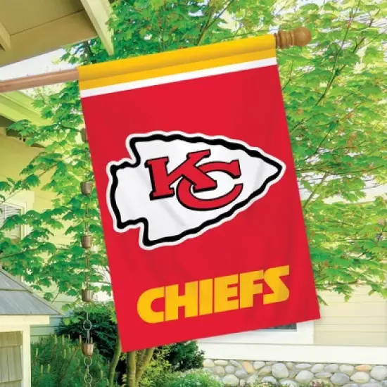 Briarwood Lane Kansas City Chiefs House Flag NFL Licensed 28" x 40" image {2}