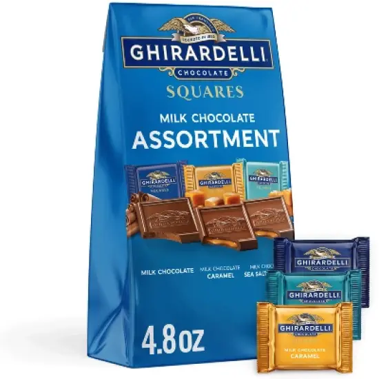 Ghirardelli Milk Chocolate Candy SQUARES Assortment - 4.8oz image {7}