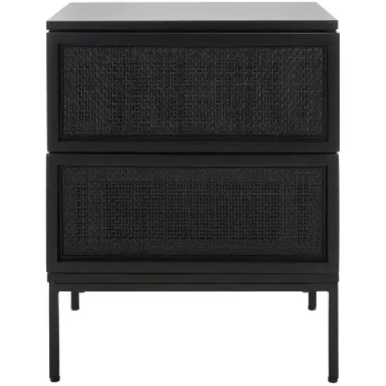 Zadie 2 Drawer Rattan Nightstand - NST5007 - Safavieh image {11}