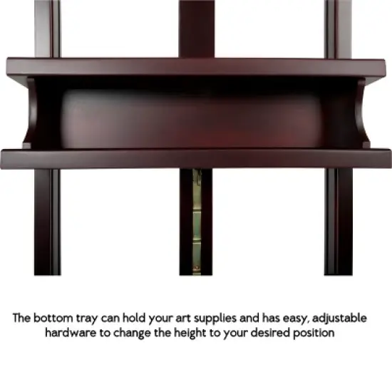 SoHo Urban Artist Wooden H-Frame Studio Easel image {4}