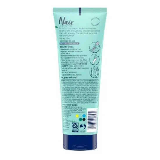 Nair Hair Remover Seaweed Leg Mask, Exfoliate & Smooth - 8.0oz image {1}