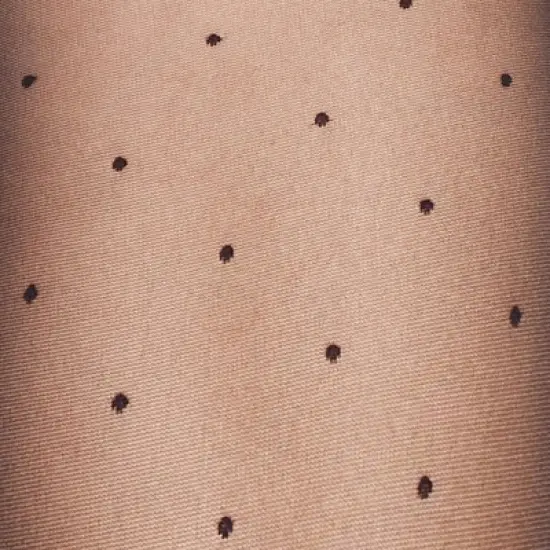 Hanes Premium Women's Pindot Perfect Tights - Black image {1}