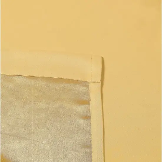 Kate Aurora Basic Drape Light Filtering Woven Jacquard Thermal Single Rod Pocket Window Curtain Panel image {3}