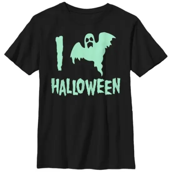 Boy's Lost Gods Halloween Love Ghost T-Shirt image {3}