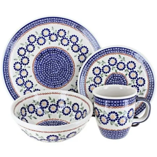 Blue Rose Polish Pottery Manufaktura Dinnerware (16PC) image {10}