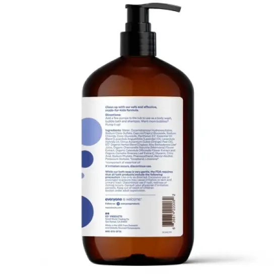 Everyone Kids' 3-in-1 Body Wash - Lavender Lullaby - 32 fl oz image {2}