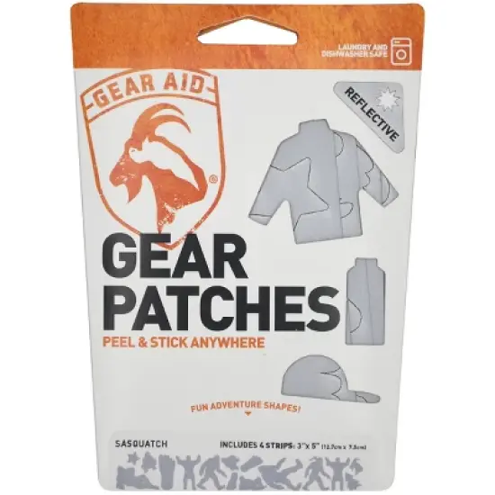 Gear Aid 20" Tenacious Tape No-Sew Peel and Stick Sasquatch Gear Patches image {1}