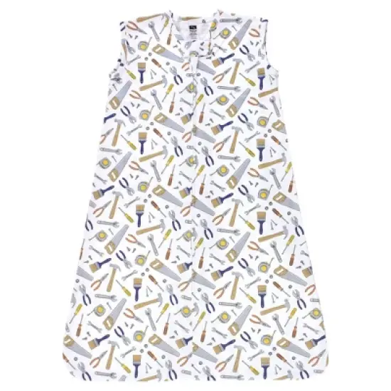 Hudson Baby Cotton Sleeveless Wearable Sleeping Bag, Sack, Blanket, Construction Work image {2}