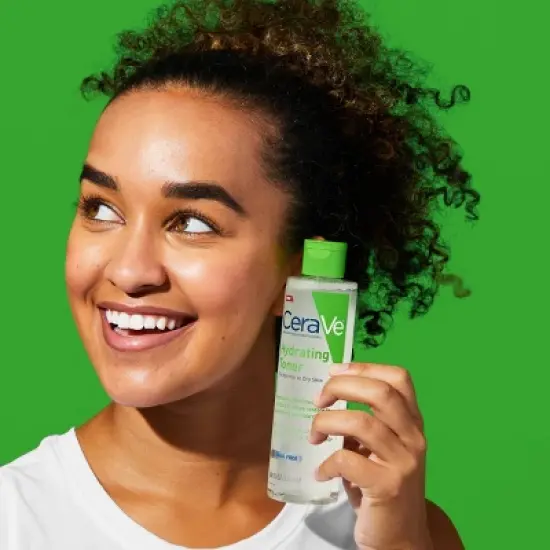 CeraVe Hydrating Toner for Face, Alcohol Free Facial Toner for Normal to Dry Skin - 6.8 fl oz image {12}