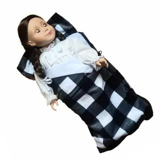 The Queen's Treasures 18" Doll 11 Pc Sleeping Bag Set and American Pizza Party. image {3}