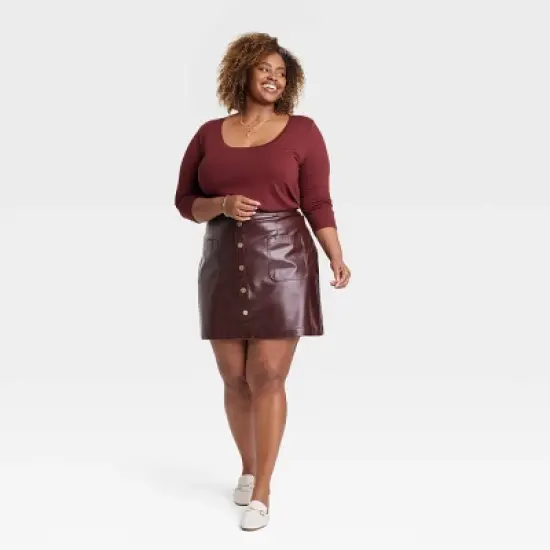 Women's Elbow Sleeve Tunic T-Shirt - Ava & Viv&trade; image {2}