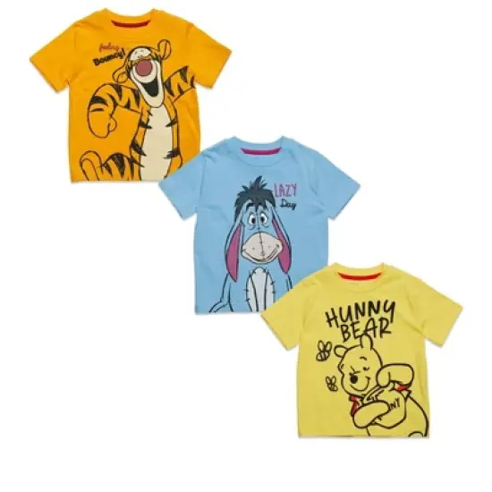 Disney Winnie the Pooh Winnie the Pooh Tigger Eeyore Baby Short Sleeve Graphic T-Shirt image {11}