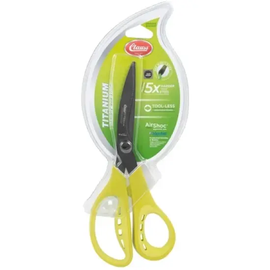 Clauss Airshoc Titanium Non Stick Garden Shear, Green image {5}