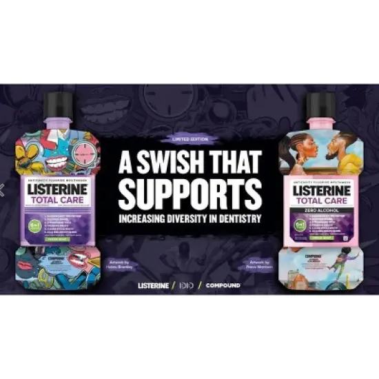 Listerine Total Care Zero Mouthwash - The Whoa Collection Designer Wrap - 1L image {2}