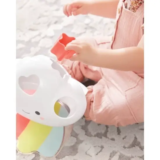 Skip Hop Silver Lining Cloud Shape Sorter Baby Learning Toy image {5}