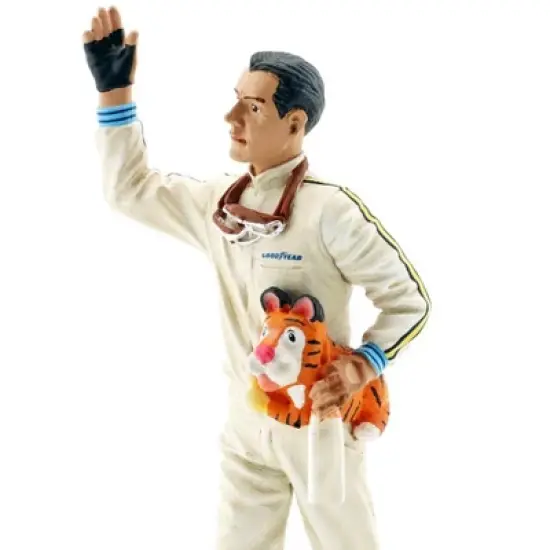 Jack Brabham Figurine Winner French Grand Prix Formula One F1 (1966) for 1/18 Scale Models by Le Mans Miniatures image {3}