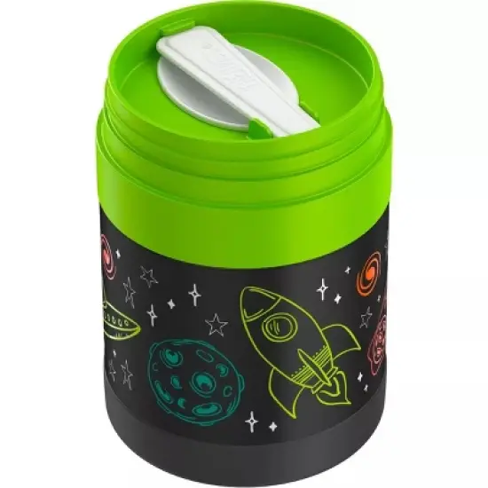 Thermos 10 oz. Kid's Vacuum Insulated Stainless Steel Food Jar with Spoon image {1}