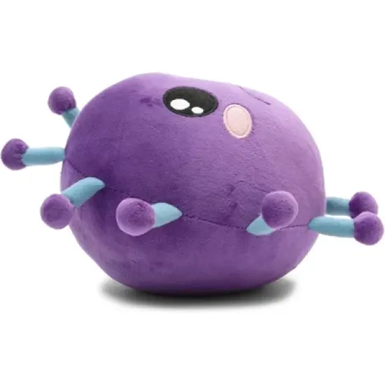 Microbe Plush Toy Stuffed Doll, Health Education Material to Teach Personal Hygiene, Cough, Educational Toys, Purple 9" image {2}
