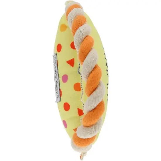 Pavilion Gift Company - Party Animal - Canvas Dog Toy on a Rope - Pet Toy image {4}