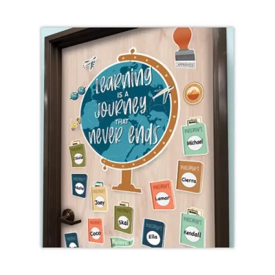 Carson-Dellosa Education Motivational Bulletin Board Set, Learning Is a Journey, 45 Pieces image {1}